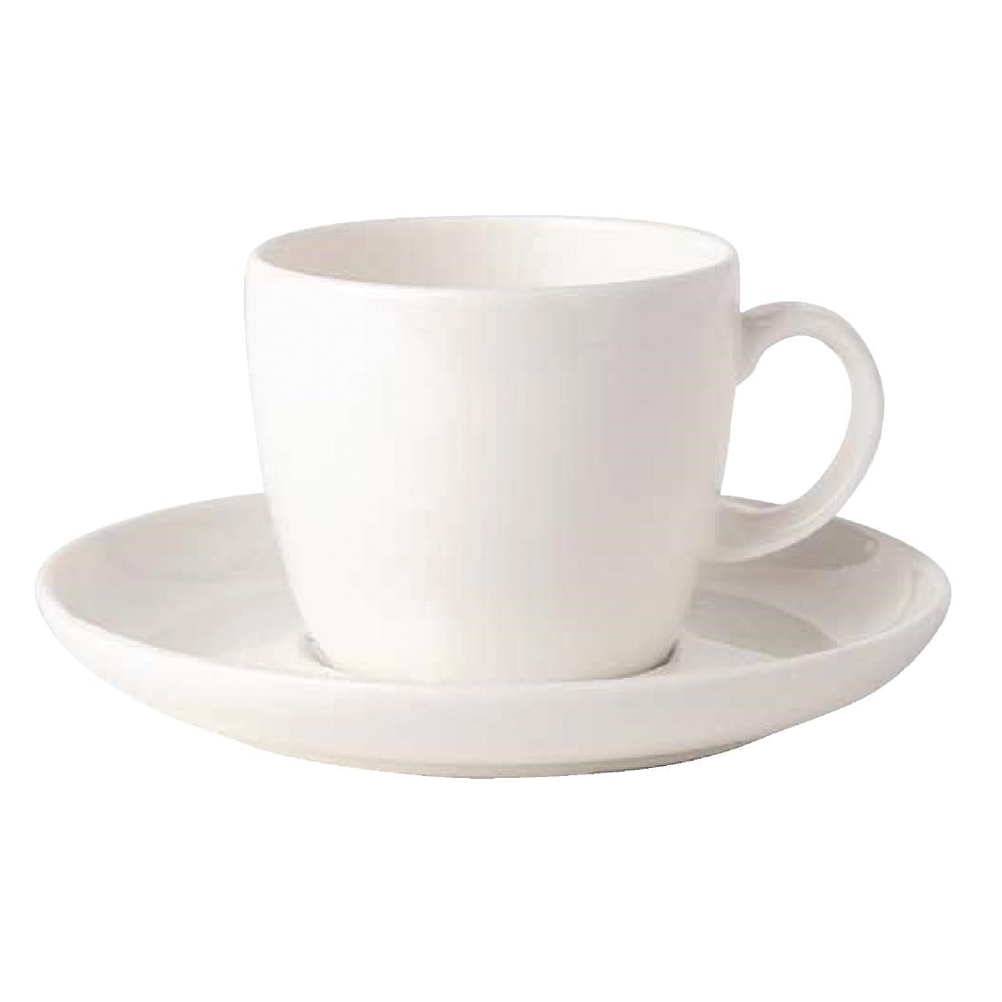 Royal Bone Ascot Coffee Saucers 140mm (Pack of 12) - CG315 Royal Bone China Royal Bone China   