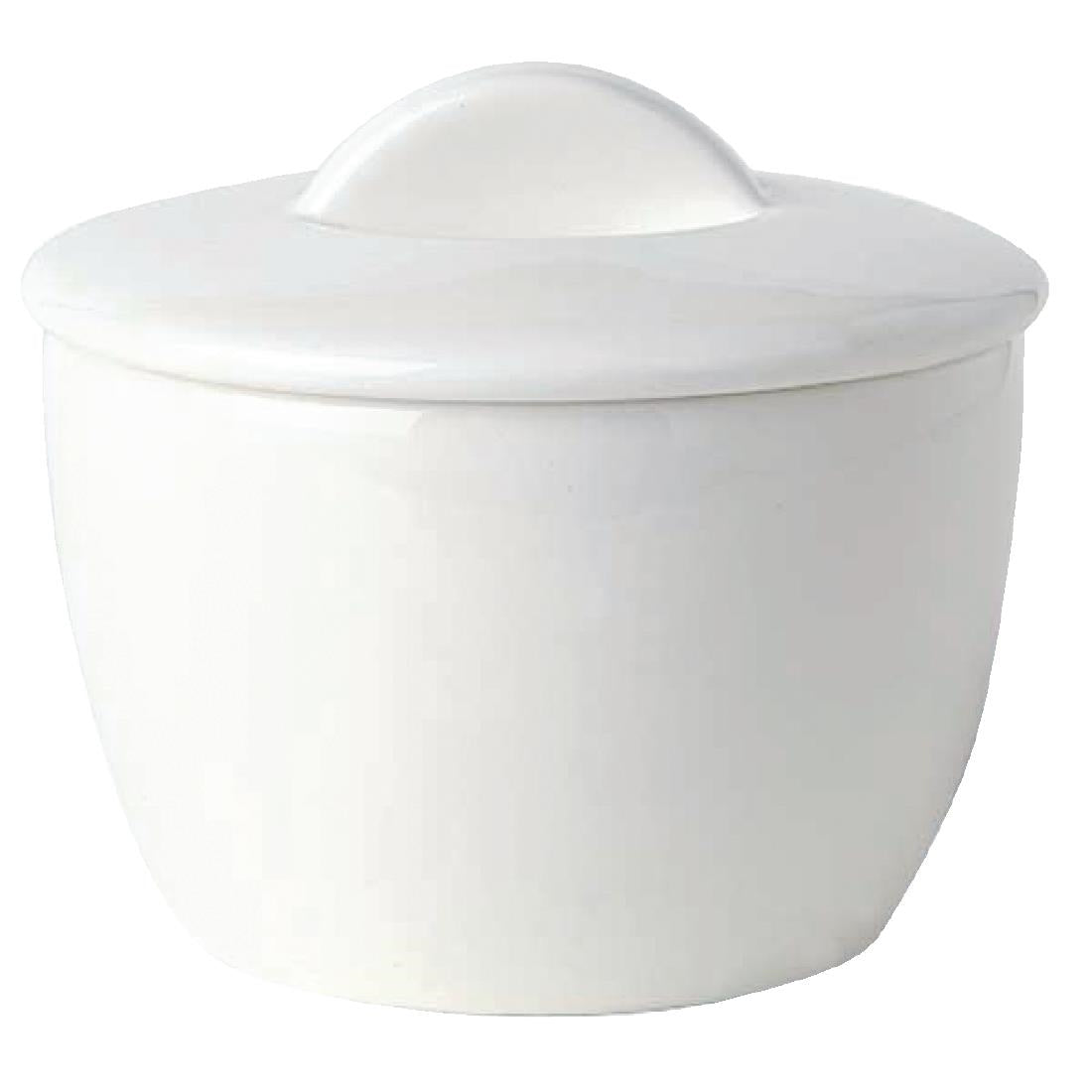Royal Bone Ascot Sugar Bowls with Lids (Pack of 12) - CG322 Bowls Royal Bone China