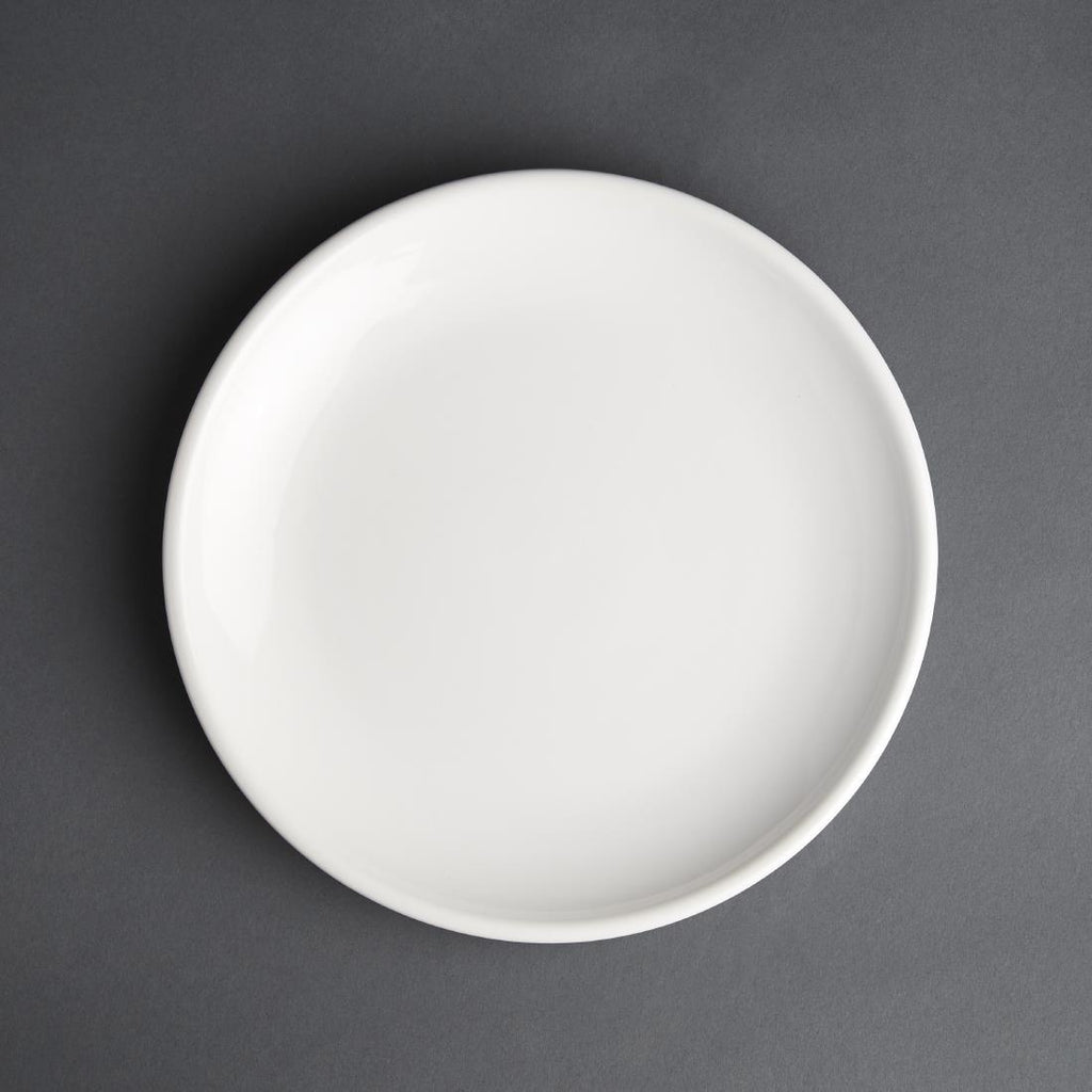 Olympia Cafe Coupe Plate White - 205mm 8" (Box 12) - CG353 Plates Olympia