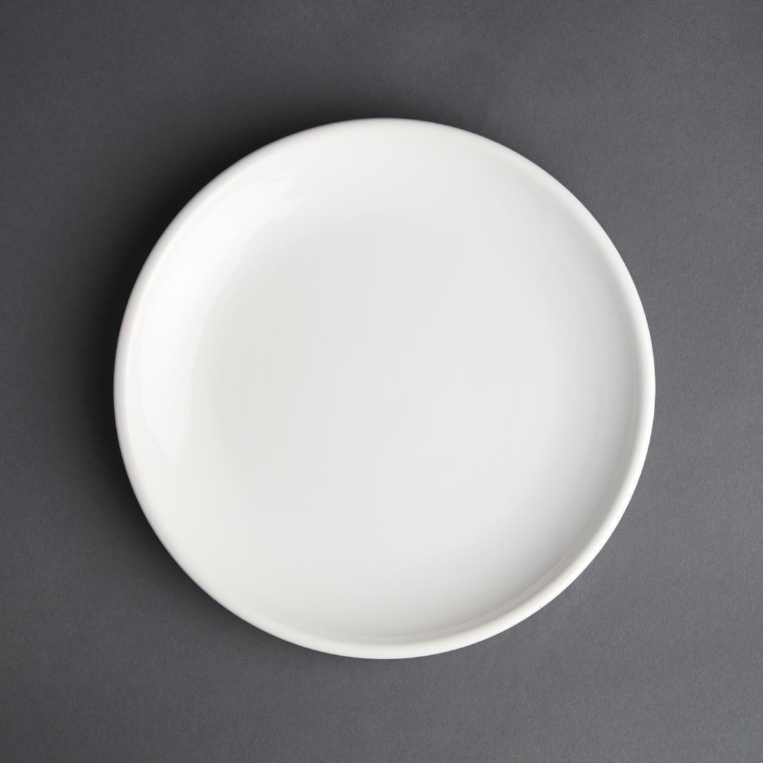 Olympia Cafe Coupe Plate White - 205mm 8" (Box 12) - CG353 Plates Olympia
