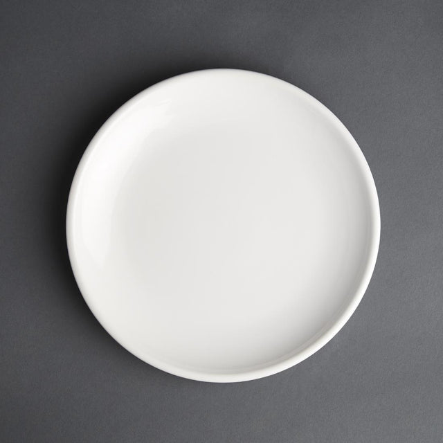 Olympia Cafe Coupe Plate White - 205mm 8" (Box 12) - CG353 Plates Olympia