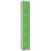 Elite Five Door Coin Return Locker Green - CG614-CN Steel Lockers 300mm Deep Elite Lockers   