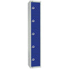 Elite Five Door Coin Return Locker Blue - CG617-CN Steel Lockers 450mm Deep Elite Lockers   