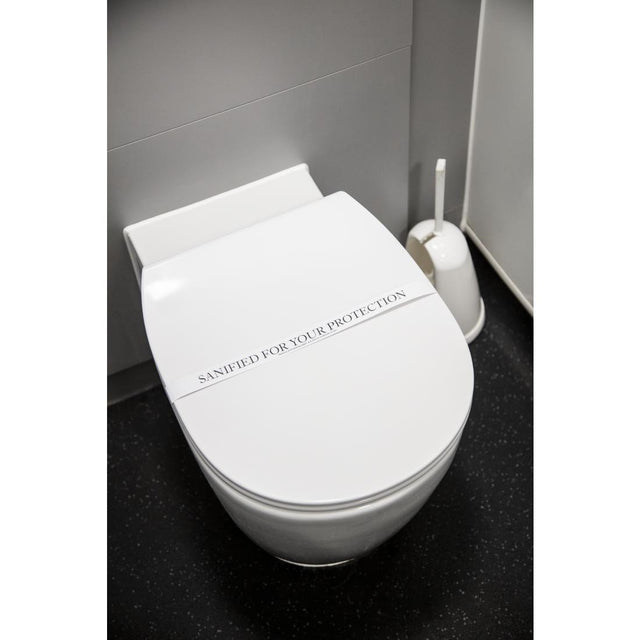 Hotel Complimentary Hygiene Sanitary Toilet Strips (Pack of 250) - CG862  Hotel Complimentary   