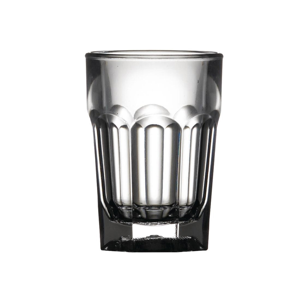 BBP Polycarbonate Shot Glasses 25ml CE Marked (Pack of 24) - CG948 Plastic Drinkware BBP   