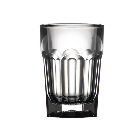 BBP Polycarbonate Shot Glasses 25ml CE Marked (Pack of 24) - CG948 Plastic Drinkware BBP   