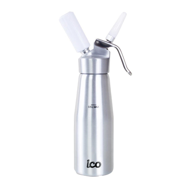 ICO Aluminium Whipped Cream Dispenser Silver 500ml - CH036  ICO   