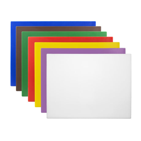 Hygiplas Low Density Chopping Board Set Large 600x450x10mm (Pack of 7) - CH047  Hygiplas   