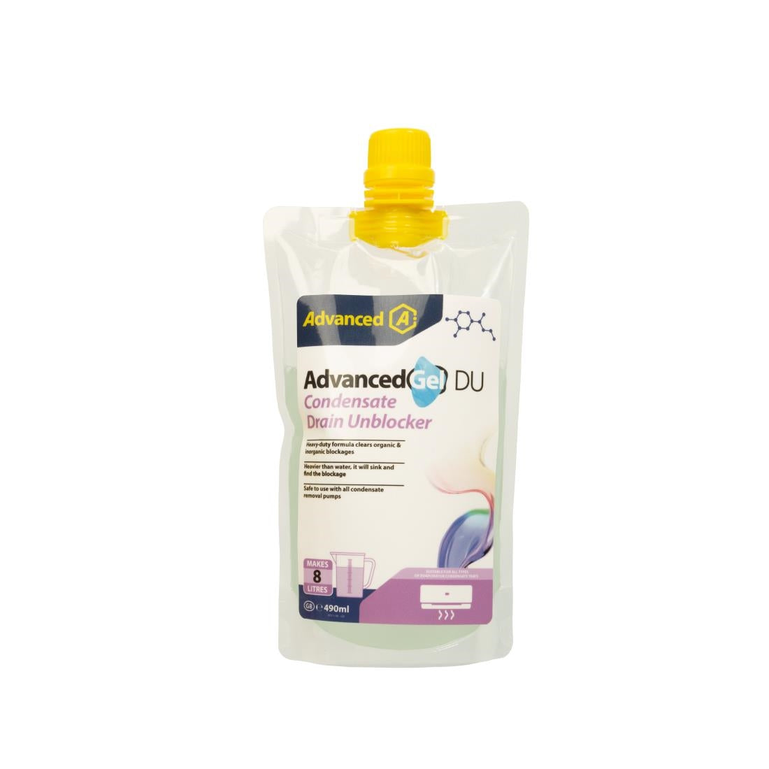 Advanced Gel DU Drain Unblocker Concentrate 490ml - CH146  Advanced Engineering   