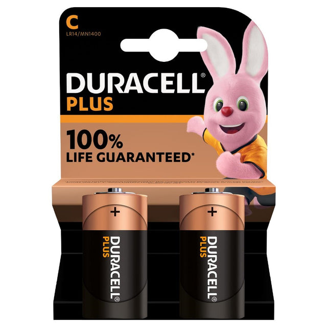 DuracellPlus C Batteries (Pack of 2) - CH292  Duracell   