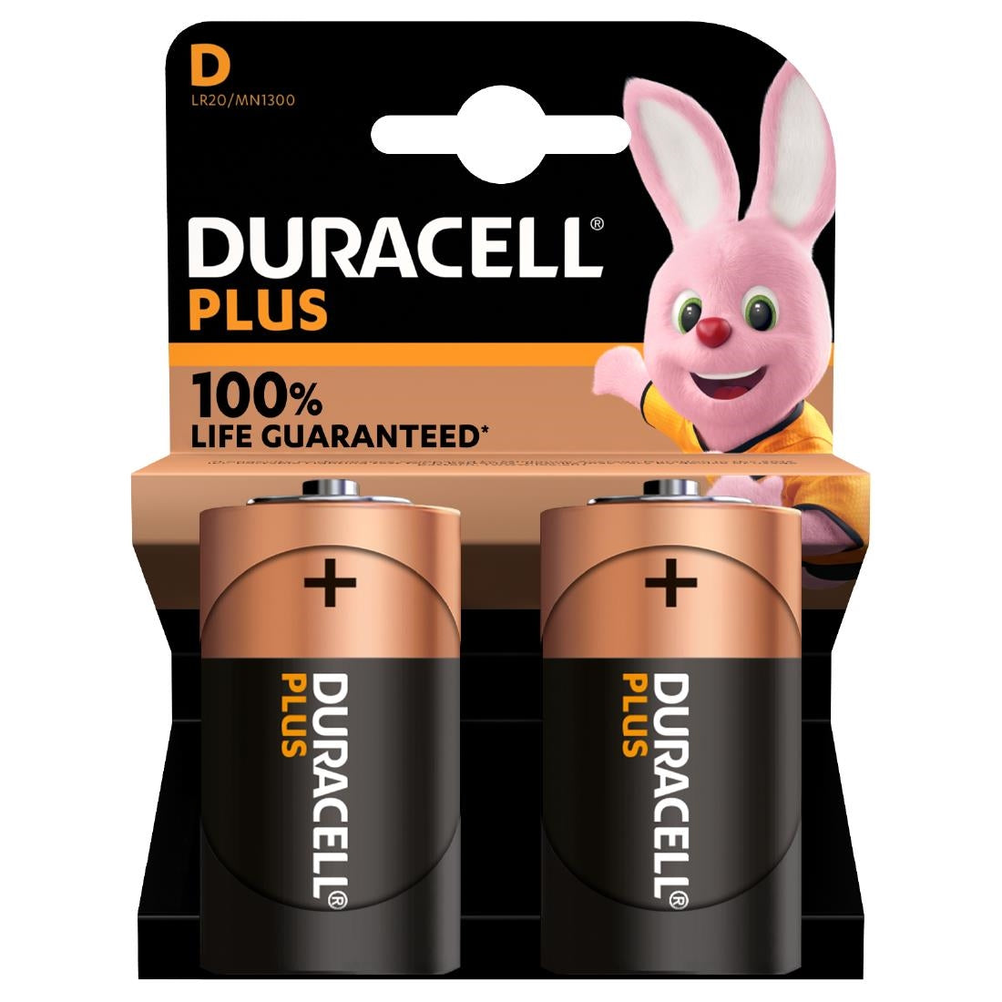 DuracellPlus D Batteries (Pack of 2) - CH293  Duracell   