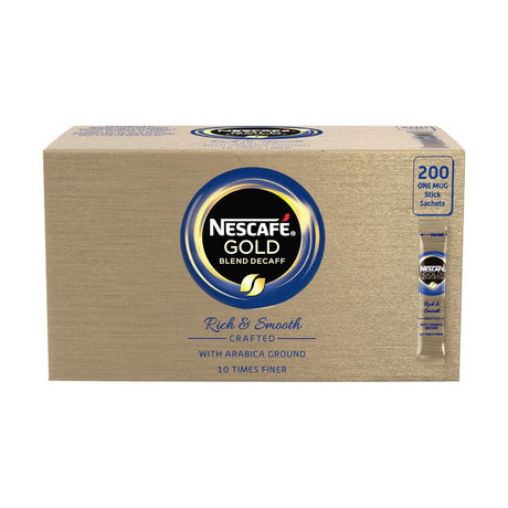 Nescafe Gold Blend Decaf Instant Coffee Sticks 1.8g (Pack of 200) - CH522  Nescafe   