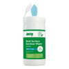 Jantex Green Surface Sanitiser Wipes Starter Tub 200mm (Pack of 200) - CH650  Jantex   
