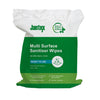Jantex Green Surface Sanitiser Wipes Refill Pack 200mm (Pack of 400) - CH653  Jantex   