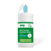 Jantex Green Probe Sanitiser Wipes Starter Tub 130mm (Pack of 100) - CH654  Jantex   