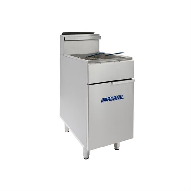 Imperial Single Tank Twin Basket Freestanding LPG Fryer IFS-40-OP - CH864-P Freestanding Gas Fyers Imperial