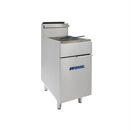 Imperial Single Tank Twin Basket Freestanding LPG Fryer IFS-40-OP - CH864-P Freestanding Gas Fyers Imperial