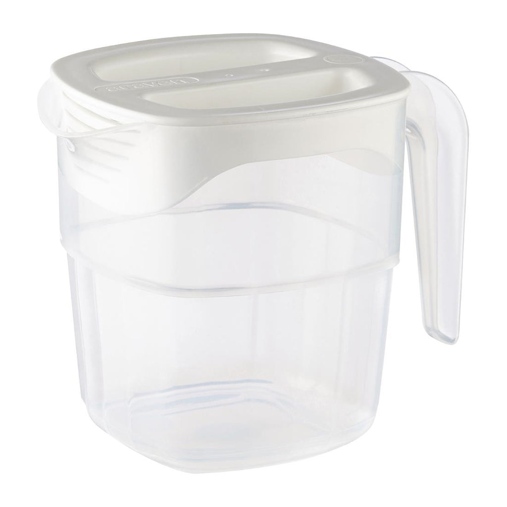 Araven White Polypropylene Jug - 1Ltr 34oz - CH923 Jugs, Pitchers, Decanters & Carafes Araven   