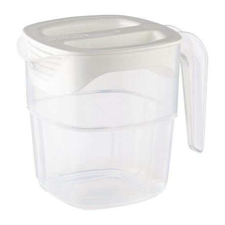 Araven White Polypropylene Jug - 1Ltr 34oz - CH923 Jugs, Pitchers, Decanters & Carafes Araven   