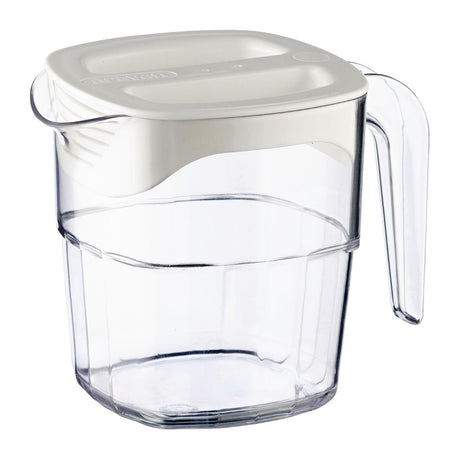 Araven Transparent Polycarbonate Jug 1Ltr 34oz - CH931 Jugs, Pitchers, Decanters & Carafes Araven   