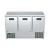 Foster Three Section XTRA Saladette Counter Fridge St/St Ext/Int XRS-3H 33-271 - CH957  Foster Refrigerator   