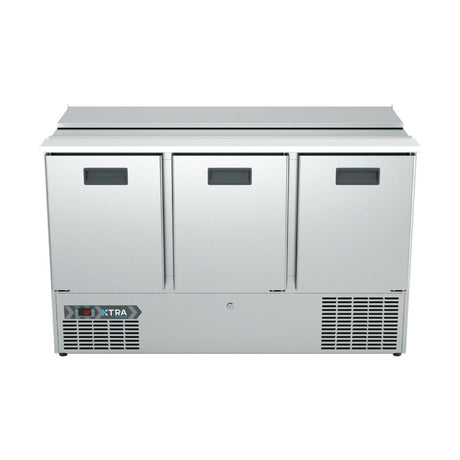 Foster Three Section XTRA Saladette Counter Fridge St/St Ext/Int XRS-3H 33-271 - CH957  Foster Refrigerator   