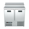 Foster Two Section XTRA Raised Top Prep Fridge St/St Ext/Int XRP-2H 33-273 - CH959  Foster Refrigerator   
