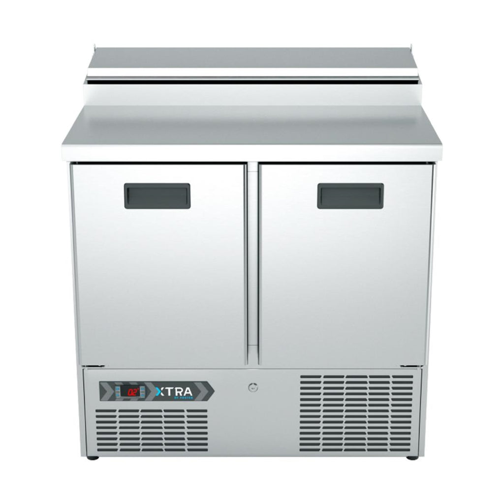 Foster Two Section XTRA Raised Top Prep Fridge St/St Ext/Int XRP-2H 33-273 - CH959  Foster Refrigerator   