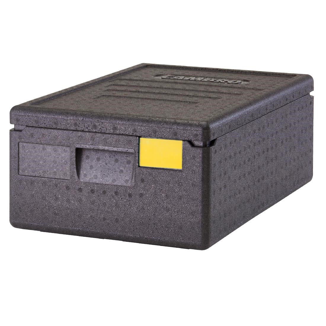 Cam GoBox Full-Size Top Loader 4" Deep Black - CJ115  Cambro   