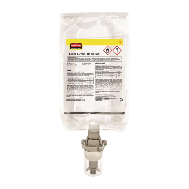 Rubbermaid AutoFoam Refill Alcohol Hand Sanitiser Foam 500ml - CK014  Rubbermaid   