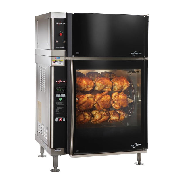 Alto-Shaam High-Speed Single Pane Electric Rotisserie & Hood AR-7EVH/SP - CK096  Alto-Shaam   