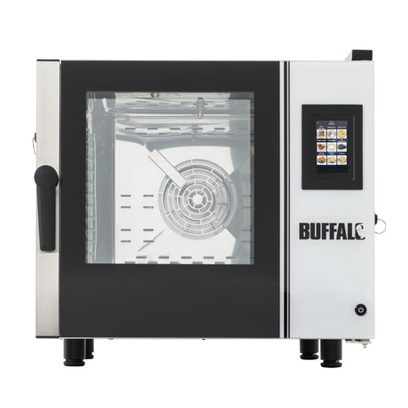 Buffalo Freestanding Smart Touchscreen Compact Combi Oven  6 x GN 1/1 with Installation Kit - SA772  Buffalo   