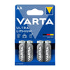 Varta Ultra Lithium AA Battery (Pack of 4) - CK290  Varta   