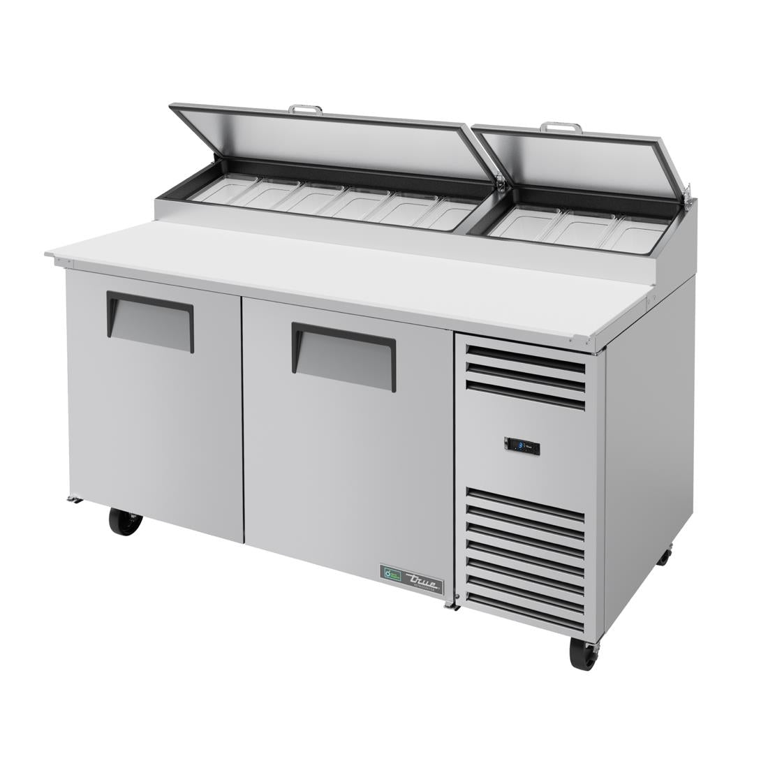 True 2 Door Pizza Prep Table TPP-67-HC - CK303  True   