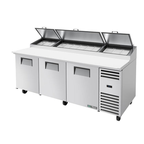 True 3 Door Pizza Prep Table TPP-93 - CK305  True   