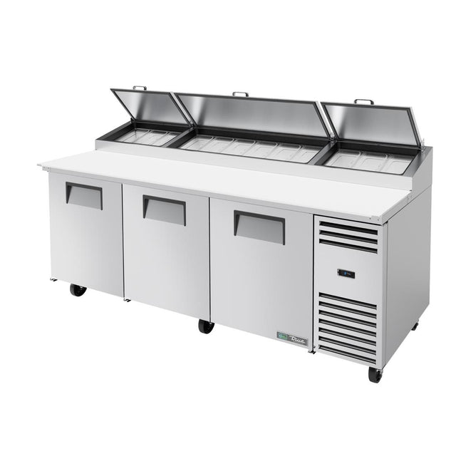 True 3 Door Pizza Prep Table TPP-93 - CK305  True   