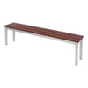 Enviro Outdoor Walnut Effect Faux Wood Bench 5ft - CK813 Benches Gopak   