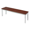 Enviro Outdoor Walnut Effect Faux Wood Bench 3ft - CK814 Benches Gopak   