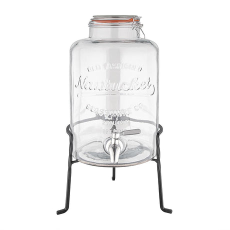 Olympia Nantucket Style Drink Dispenser with Wire Stand 8.5Ltr - CK939  Olympia   