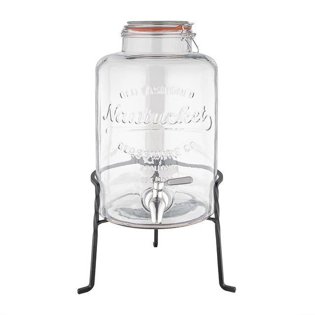Olympia Nantucket Style Drink Dispenser with Wire Stand 8.5Ltr - CK939  Olympia   
