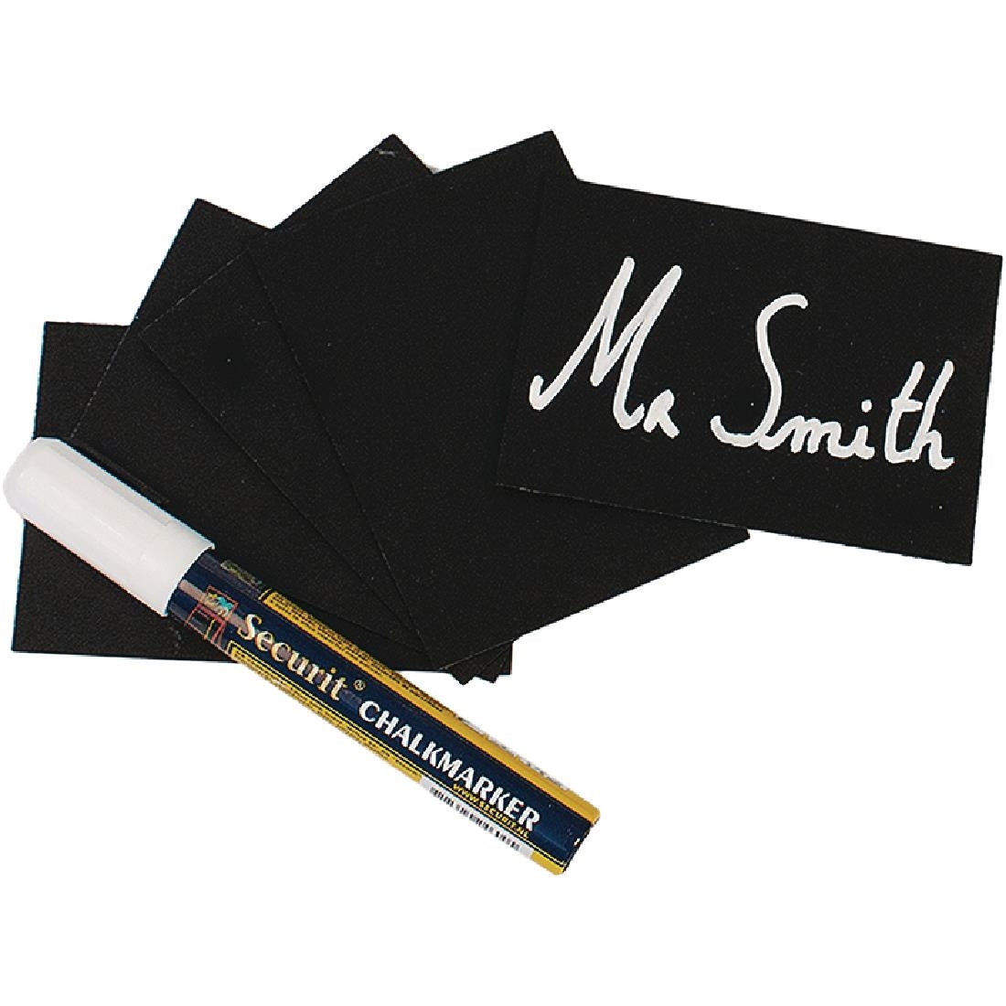Securit Mini Chalkboard Tag Making Kit A8 (Pack of 20) - CL310  Securit   