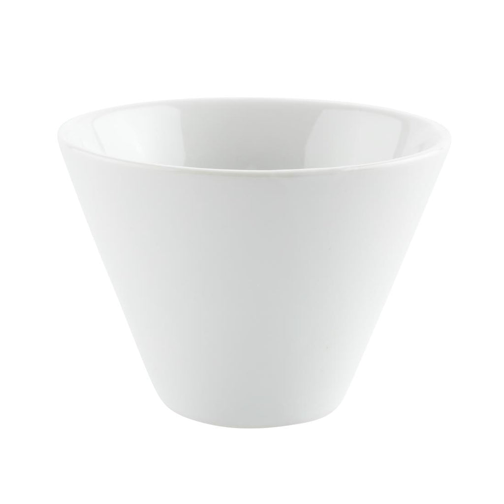 Olympia Whiteware Conical Ramekin White 110mm (Pack of 6) - CM165 Olympia Crockery Olympia   