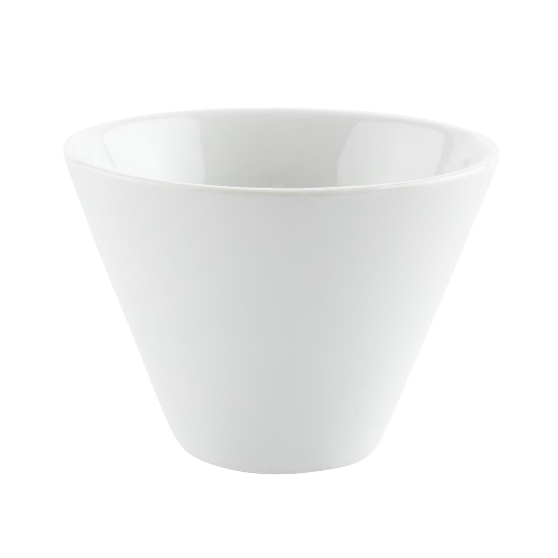 Olympia Whiteware Conical Ramekin White 110mm (Pack of 6) - CM165 Olympia Crockery Olympia   