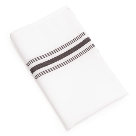 Bistro Table Napkins Black Stripe (Pack of 10) - CM318  Tonrose   