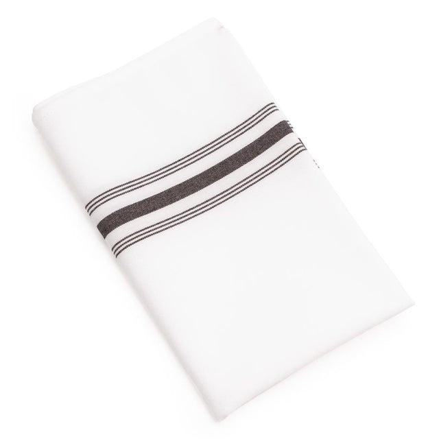 Bistro Table Napkins Black Stripe (Pack of 10) - CM318  Tonrose   
