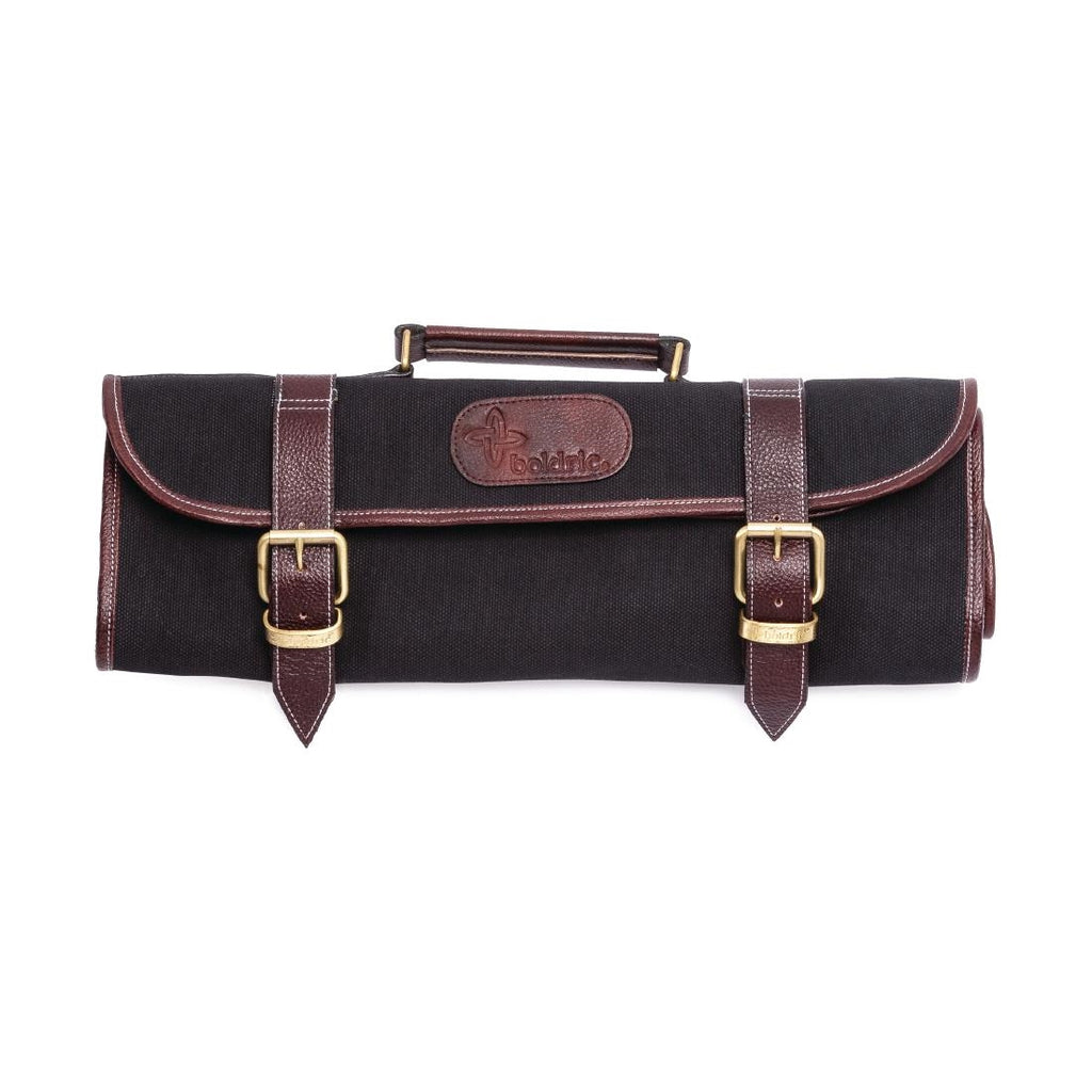 Boldric Canvas Knife Bag Black 9 Slots - CM555  Boldric   