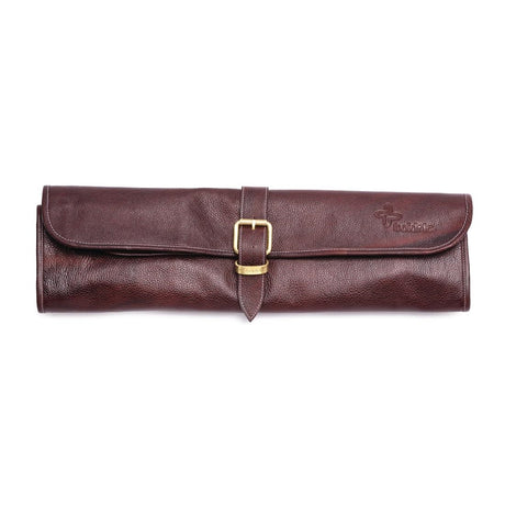 Boldric One Buckle Leather Knife Bag Brown 8 Slots - CM556  Boldric   
