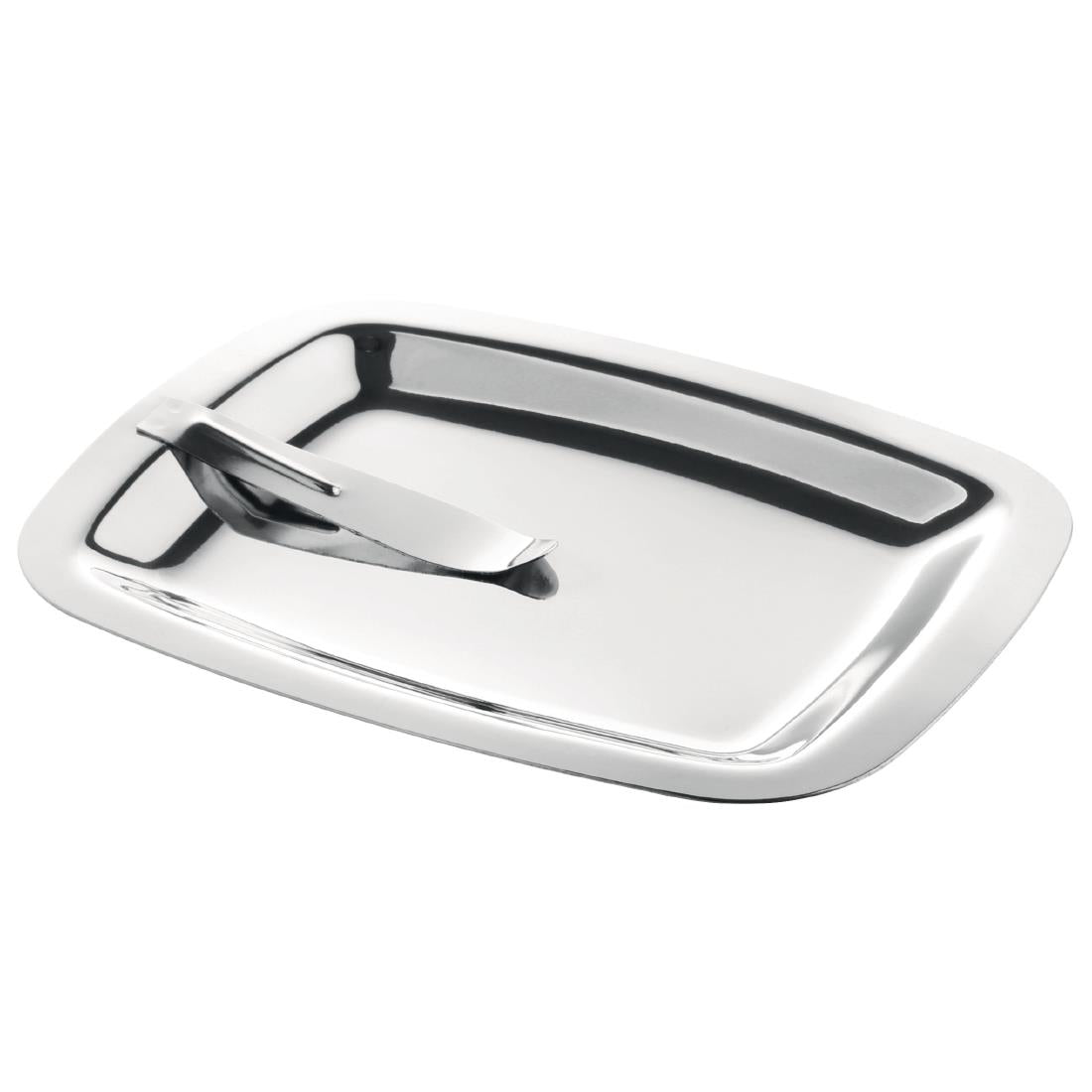 Olympia Square Stainless Steel Tip Tray With Bill Clip - CM759  Olympia   