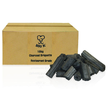 Big K Restaurant Grade Briquettes Charcoal 10kg - CM827  Big K   
