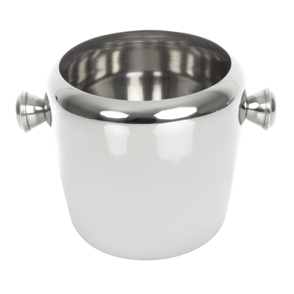 Olympia Mini Ice Bucket Stainless Steel 1Ltr - CM863  Olympia   